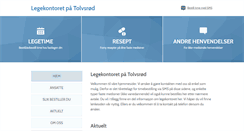 Desktop Screenshot of legekontoret.com